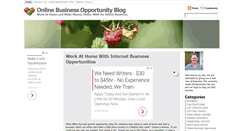 Desktop Screenshot of onlinechristianbusinessopps.com